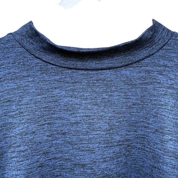 CUDDL DUDS Climate Right Top XXL Blue Mock Neck Fleece Lined Performance Womens - Picture 4 of 9